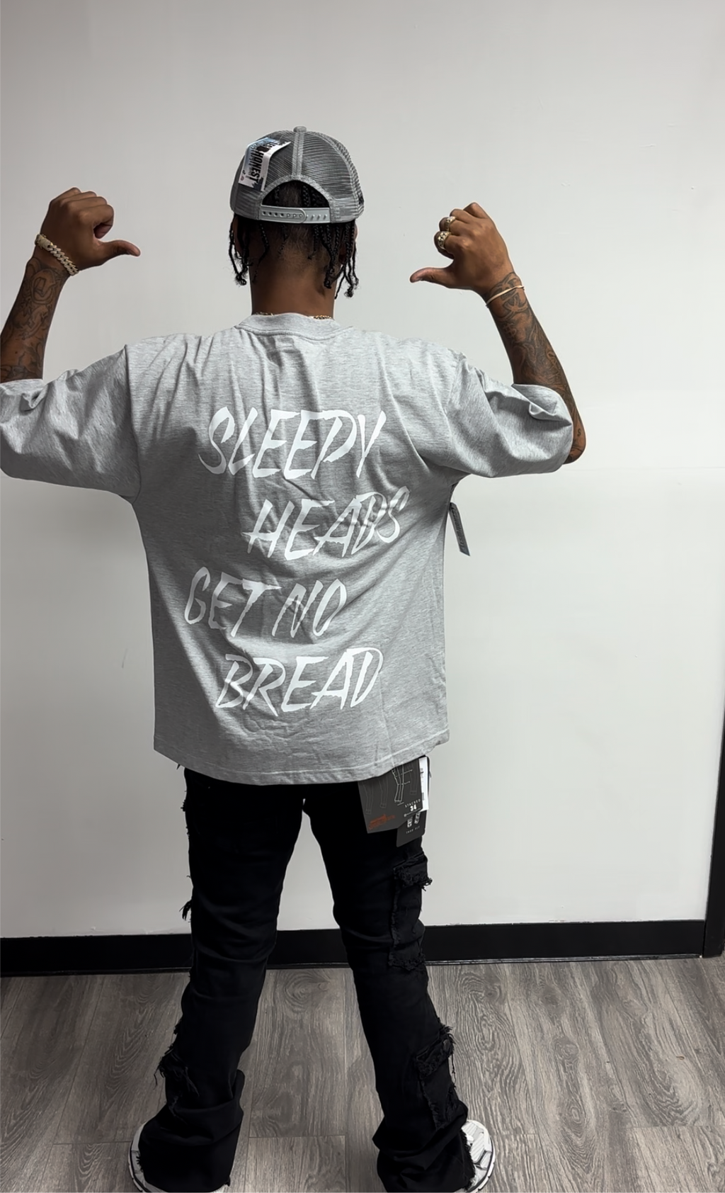 Unisex T-Shirt “Sleepy Heads Get No Bread”