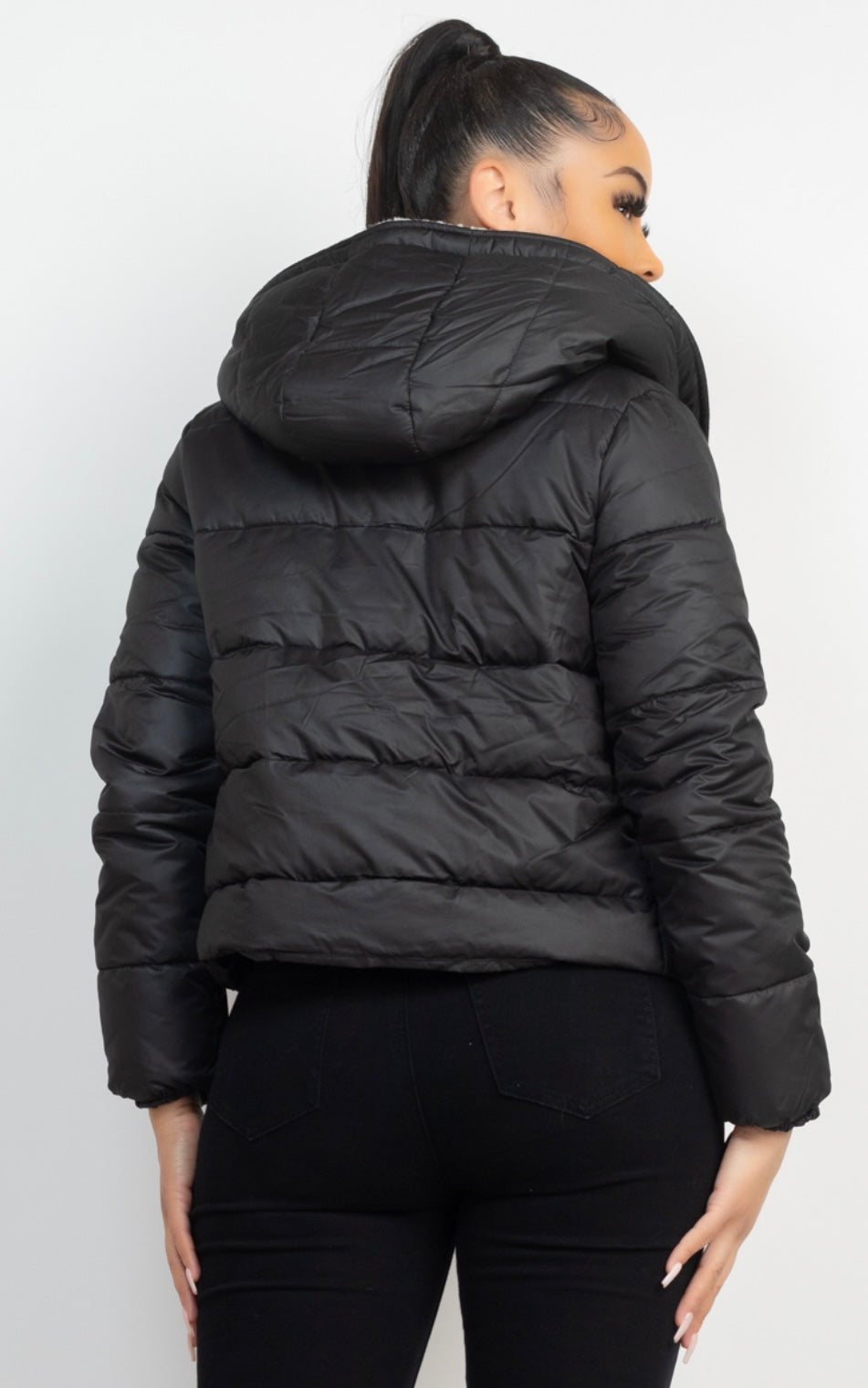 Fur Lining Quilted Coat