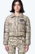 Puffer Camo Women’s Coat