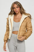Fur Lining Quilted Coat