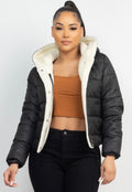 Fur Lining Quilted Coat