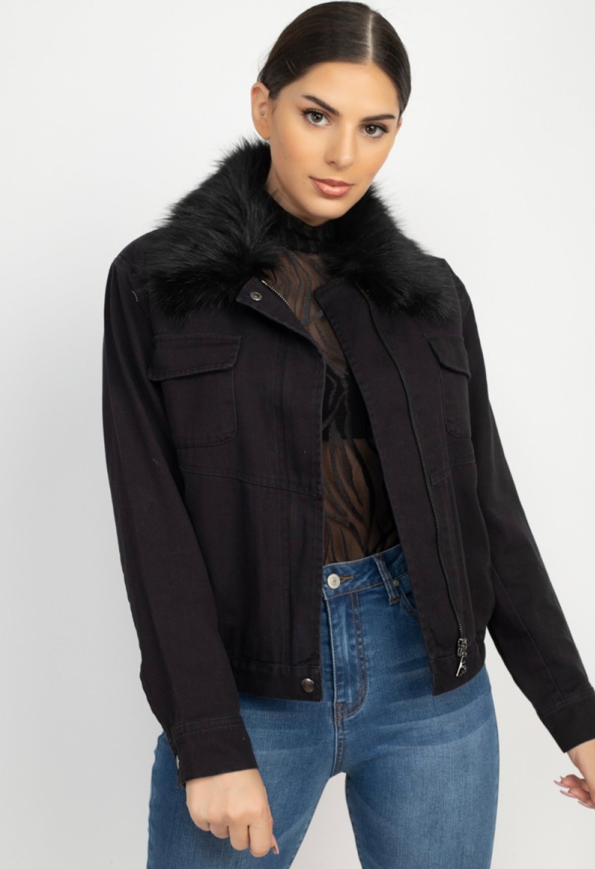 Fur lined Coat