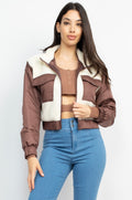 Zippered Sherpa Jacket