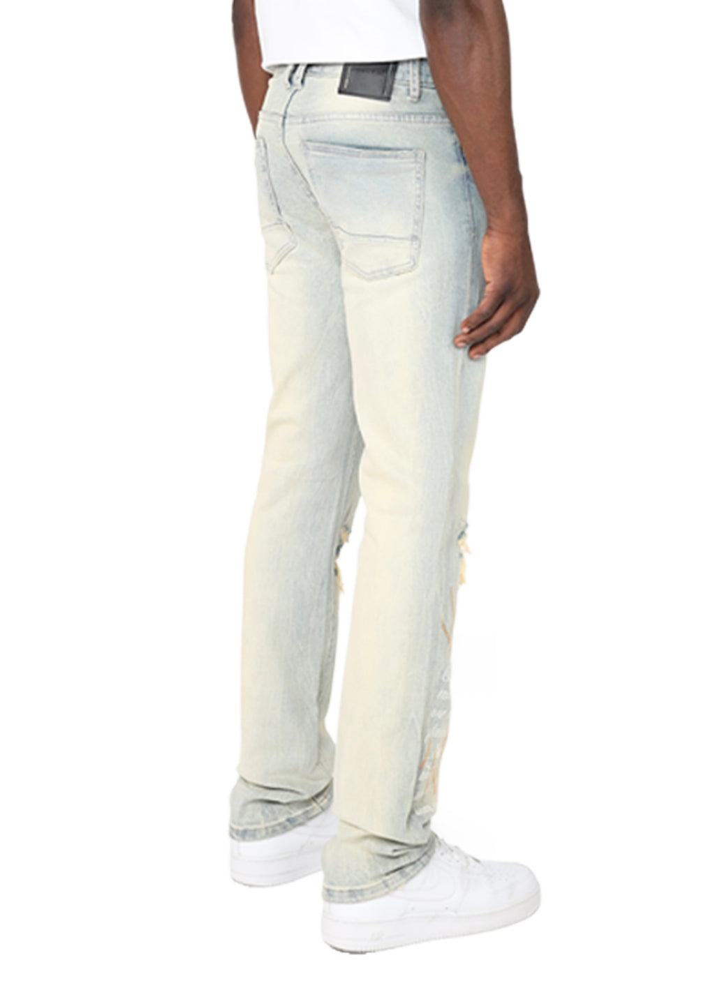 Smoke Rise Rose Embroidered Pants