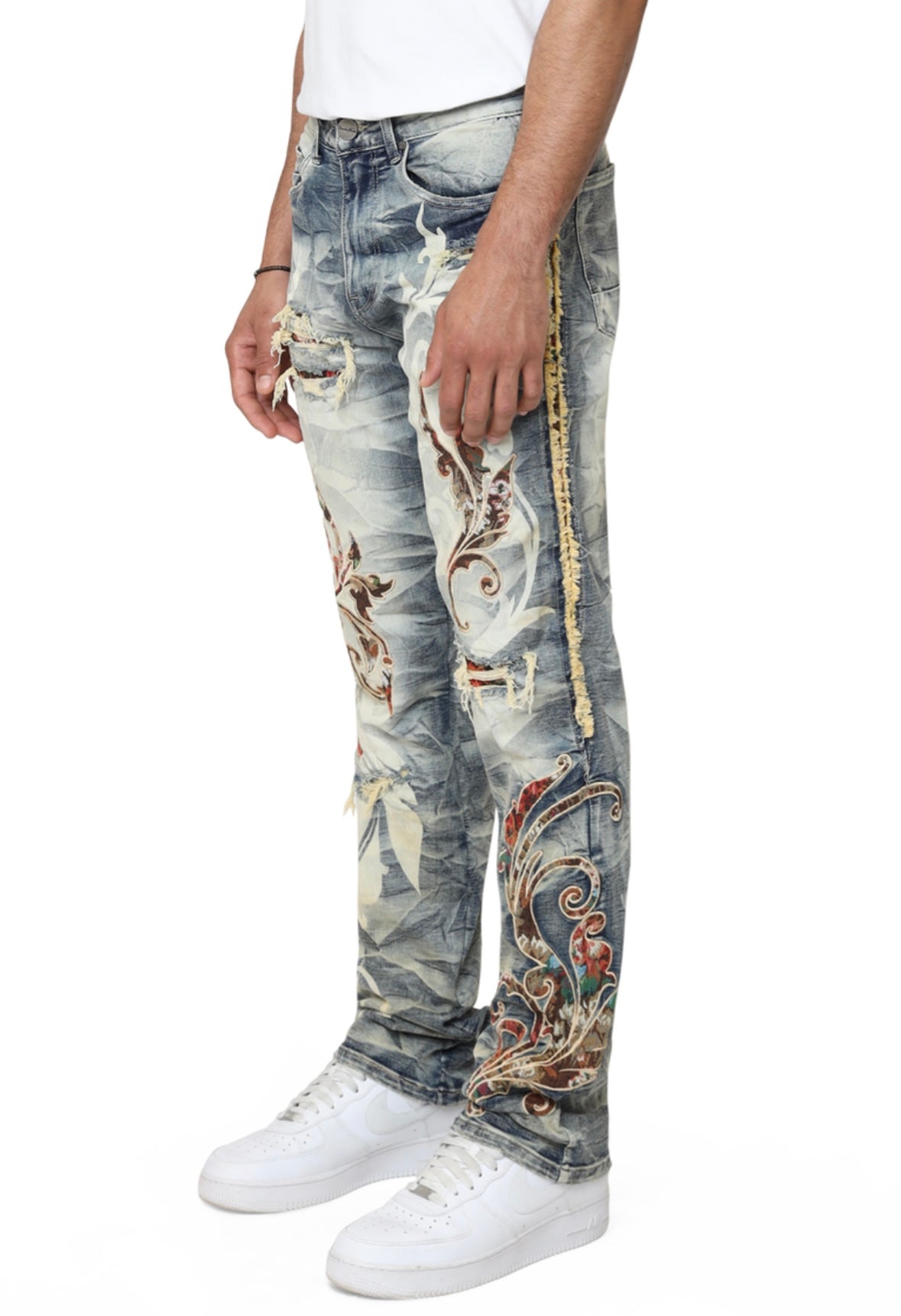 Smoke Rise Embroidery Pants