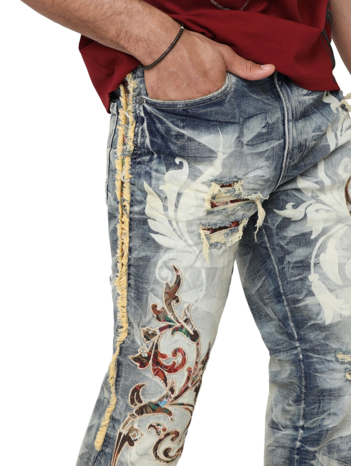 Smoke Rise Embroidery Pants