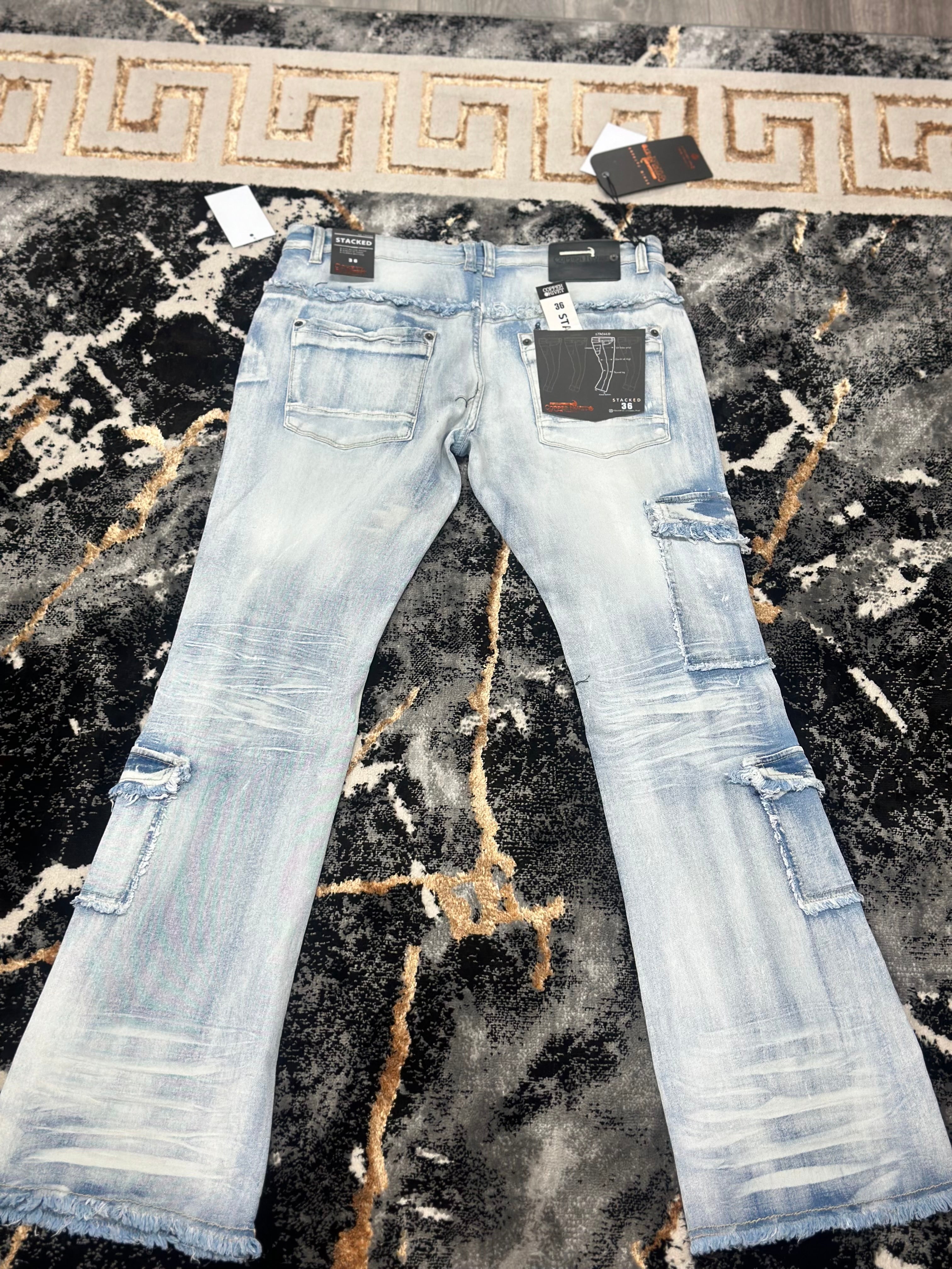 Light Stacked Men’s Jeans