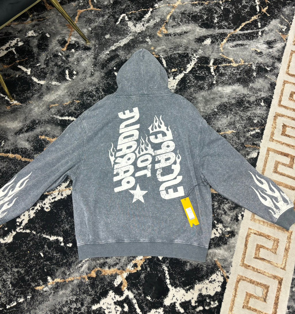 Unisex Black/Grey Hoodie