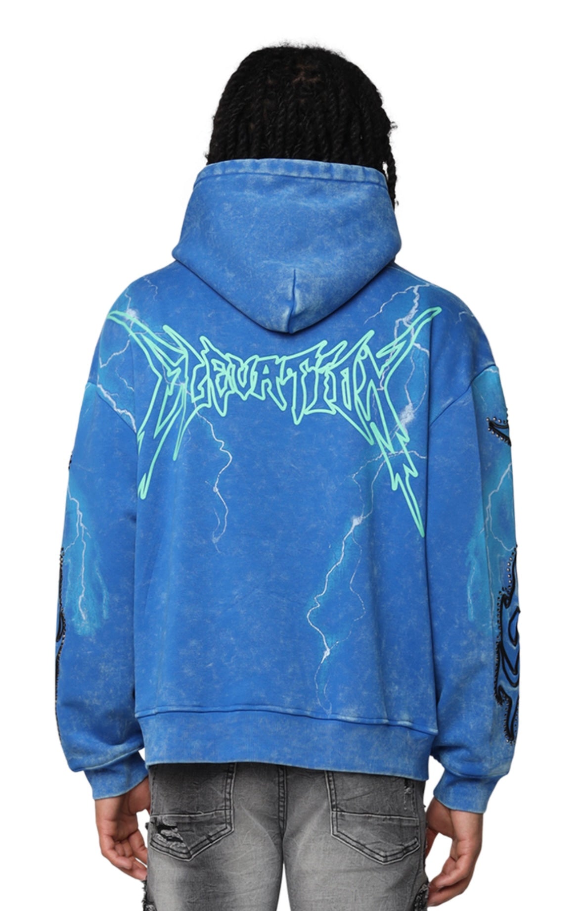Rhinestone Smoke Rise Hoodie
