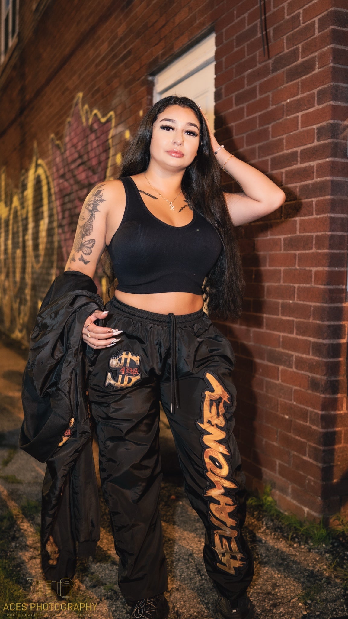 4EvaMoney Black Pants ONLY