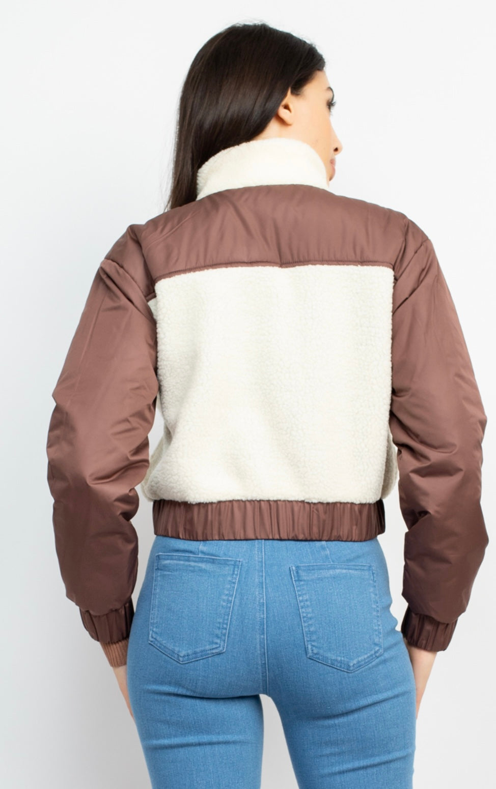 Zippered Sherpa Jacket
