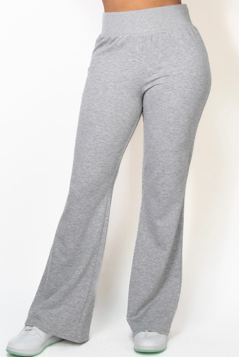 High rise Wide Leg Elastic Pants