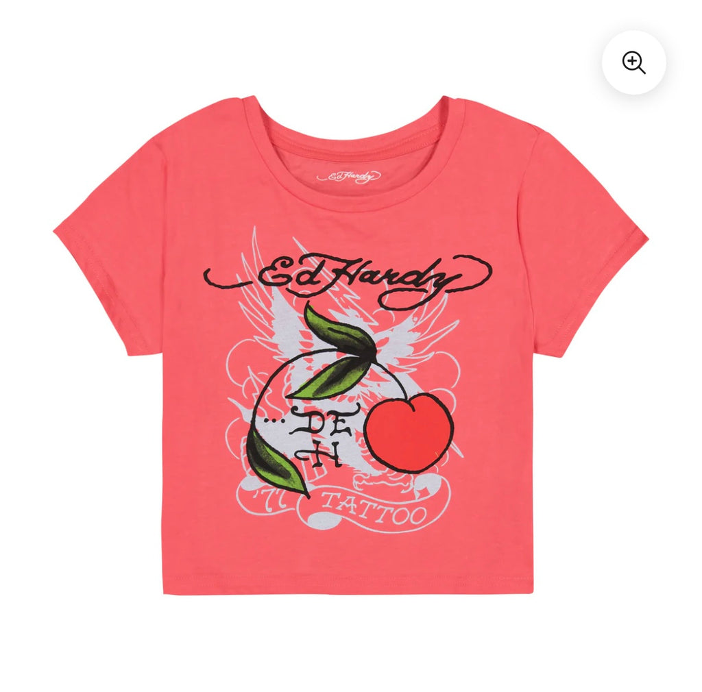 Ed Hardy Cherry Cropped Tee
