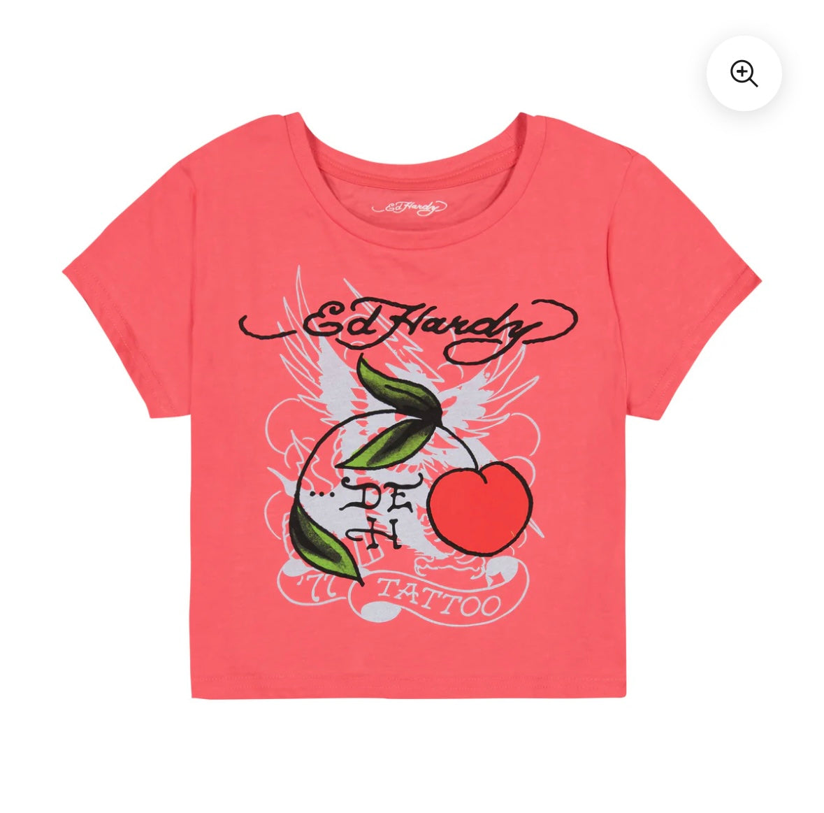 Ed Hardy Cherry Cropped Tee