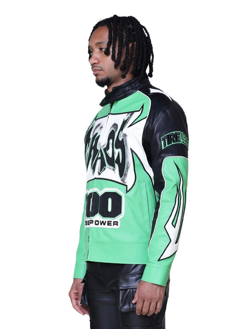 CHAOS leather Coat Smoke Rise