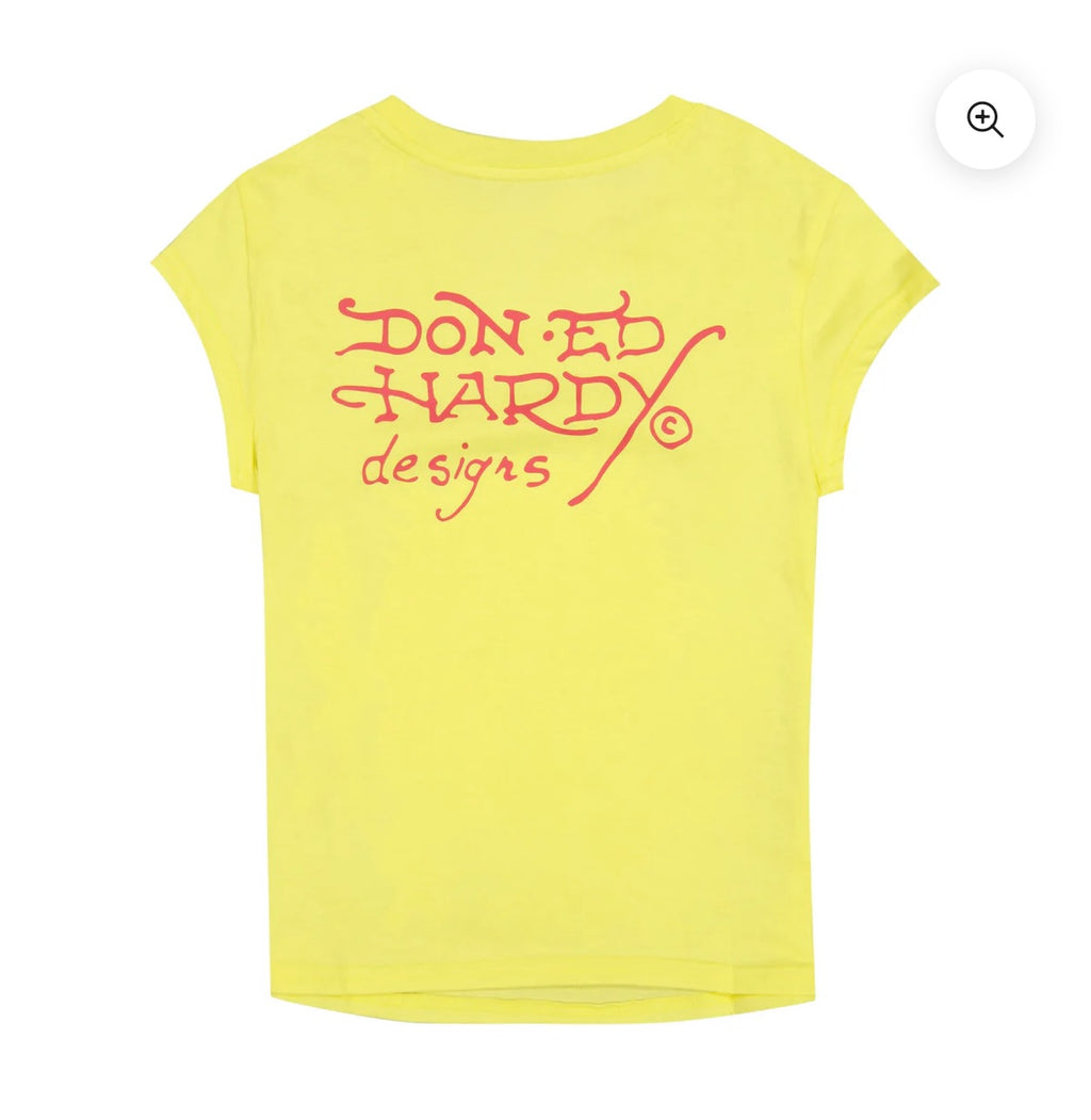 Ed hardy Rhinestone Fitted T-Shirt