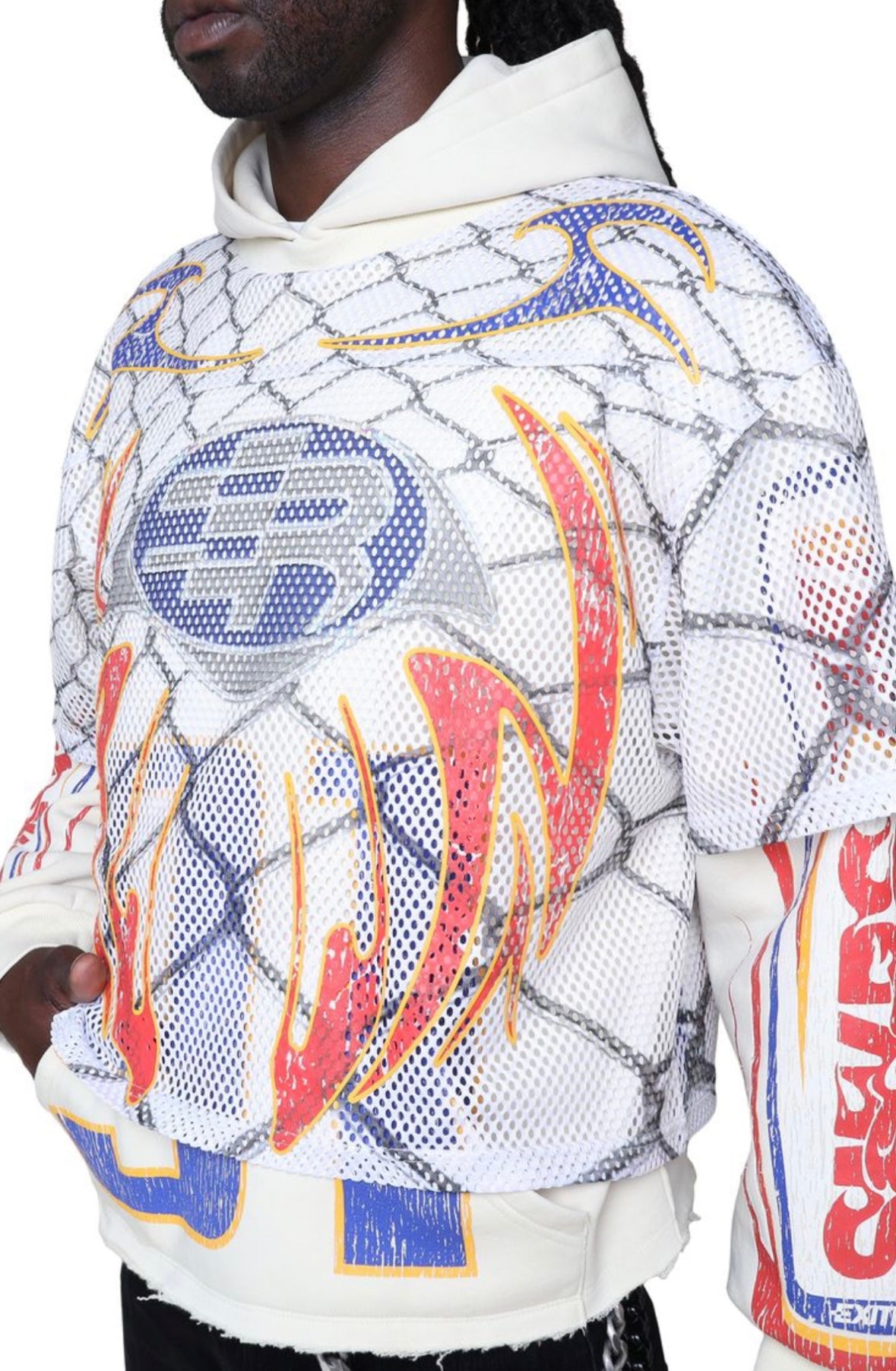 Smoke Rise Mesh Hoodie