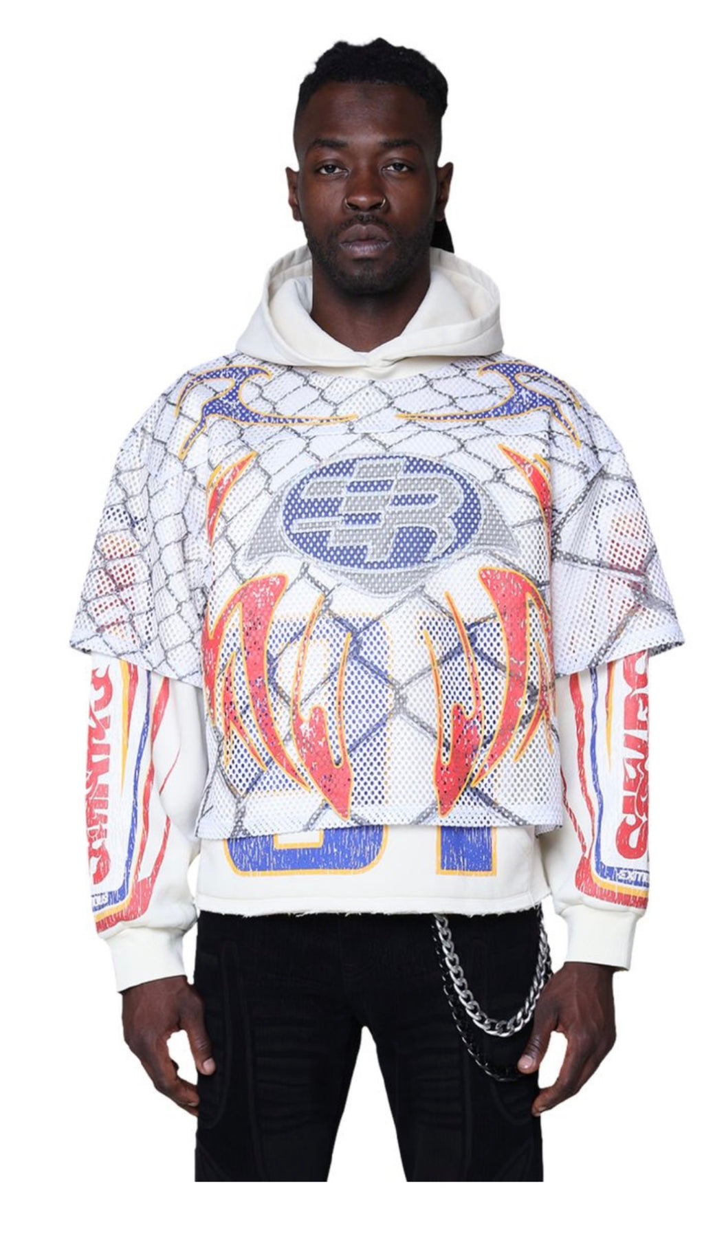 Smoke Rise Mesh Hoodie