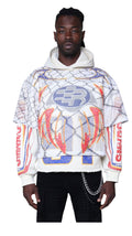 Smoke Rise Mesh Hoodie