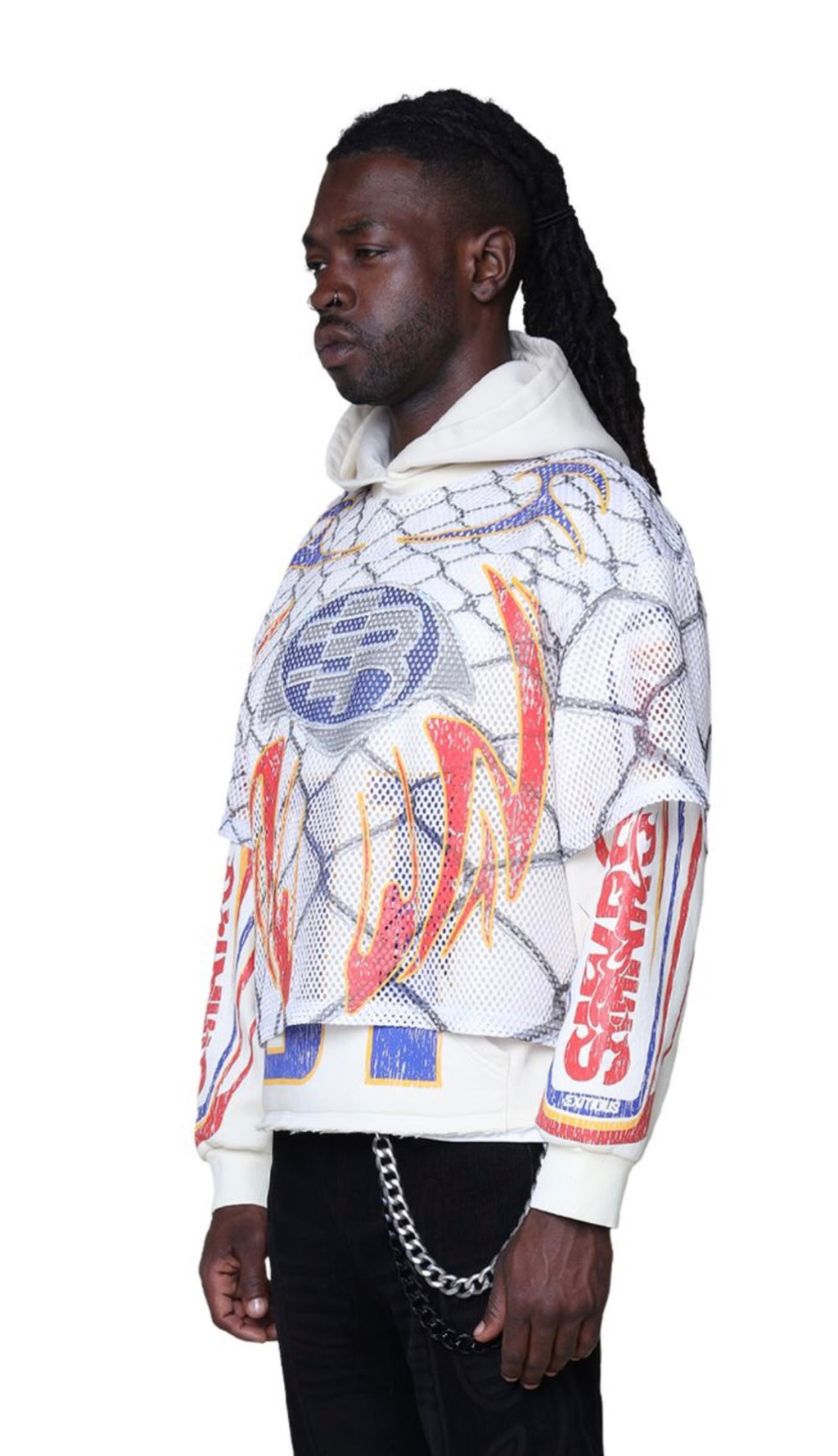 Smoke Rise Mesh Hoodie