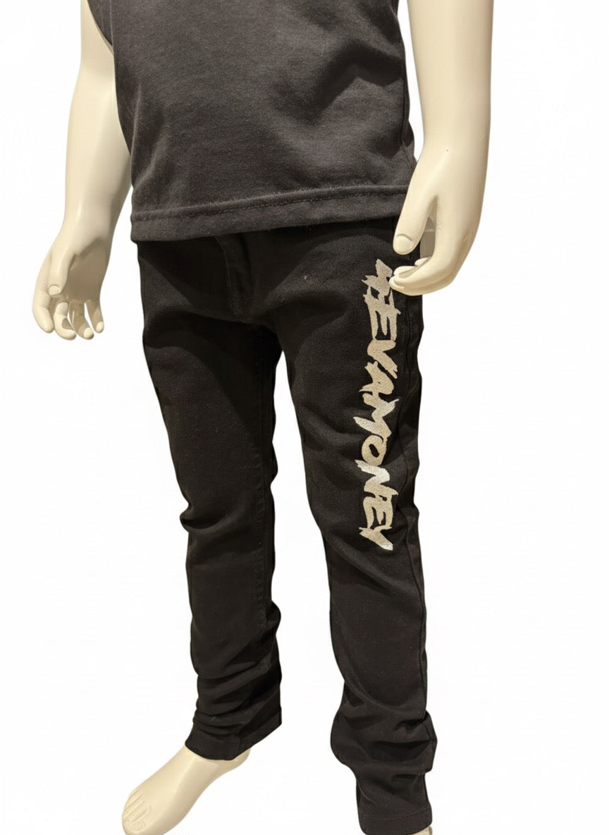4EvaMoney Black Jeans Kids
