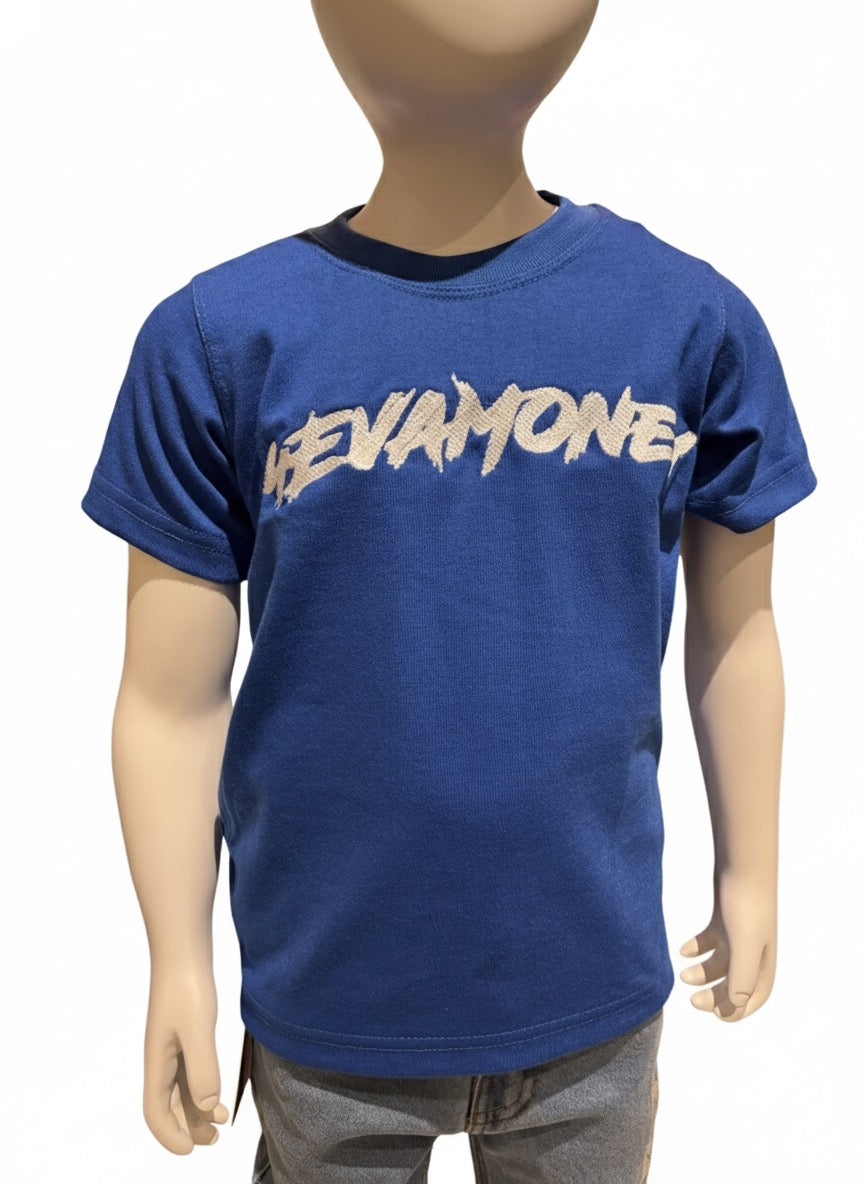 4EvaMoney Blue Kids T-Shirt