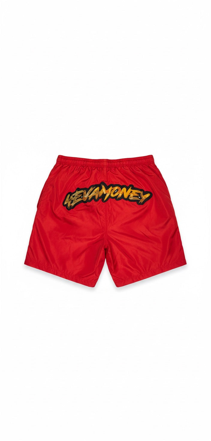 4EvaMoney Windbreaker Shorts